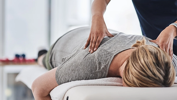 Chiropractic Wilmington DE Woman Receiving Adjustment